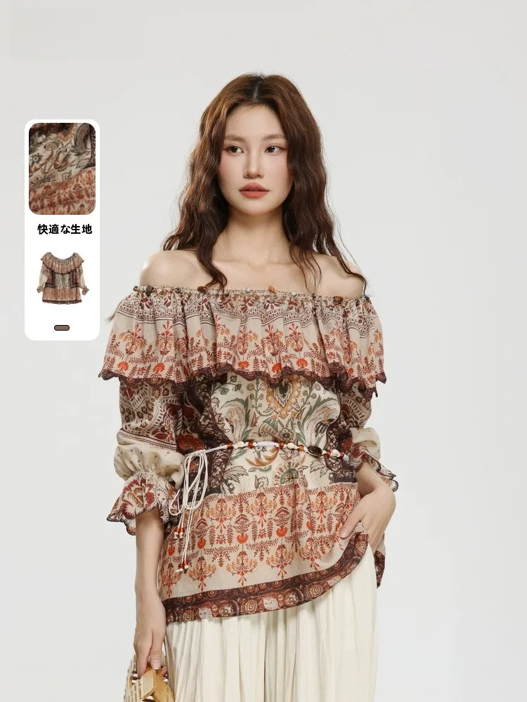 Memory's Beginning Mid-Sve irt European Sle Long Sve Top Summer New Arrival Floral Embellied Loose Fit irt
Memory's Beginning Mid-Sve irt European Sle Long Sve Top Summer New Arrival Floral Embellied Loose Fit irt