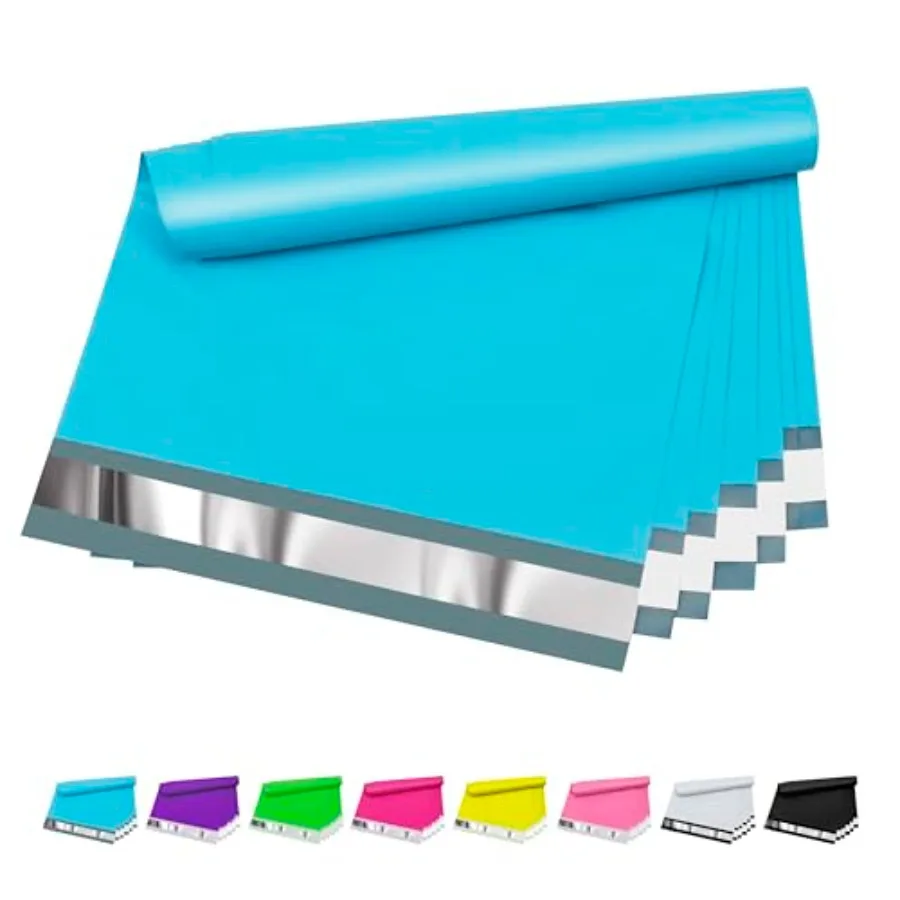 Poly Mailers 10x13 inch 100 Pcs, Blue Plastic Mailing Envelopes with 2.4mil Thickness, Waterproof and Tear-resistant Shipping B
Poly Mailers 10x13 inch 100 Pcs, Blue Plastic Mailing Envelopes with 2.4mil Thickness, Waterproof and Tear-resistant Shipping B