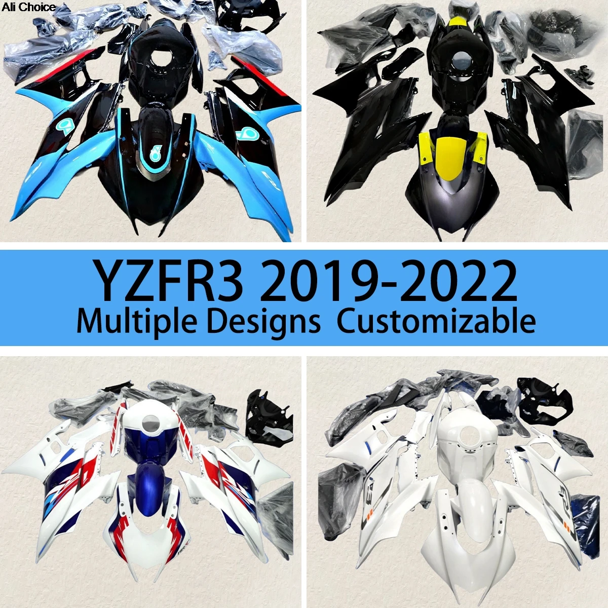 YZF R3 2019 2020 2021 2022 Prime Fairing Kit for YAMAHA R3 19 20 21 22 Complete Set Plastics Kits Covers Fairings
YZF R3 2019 2020 2021 2022 Prime Fairing Kit for YAMAHA R3 19 20 21 22 Complete Set Plastics Kits Covers Fairings