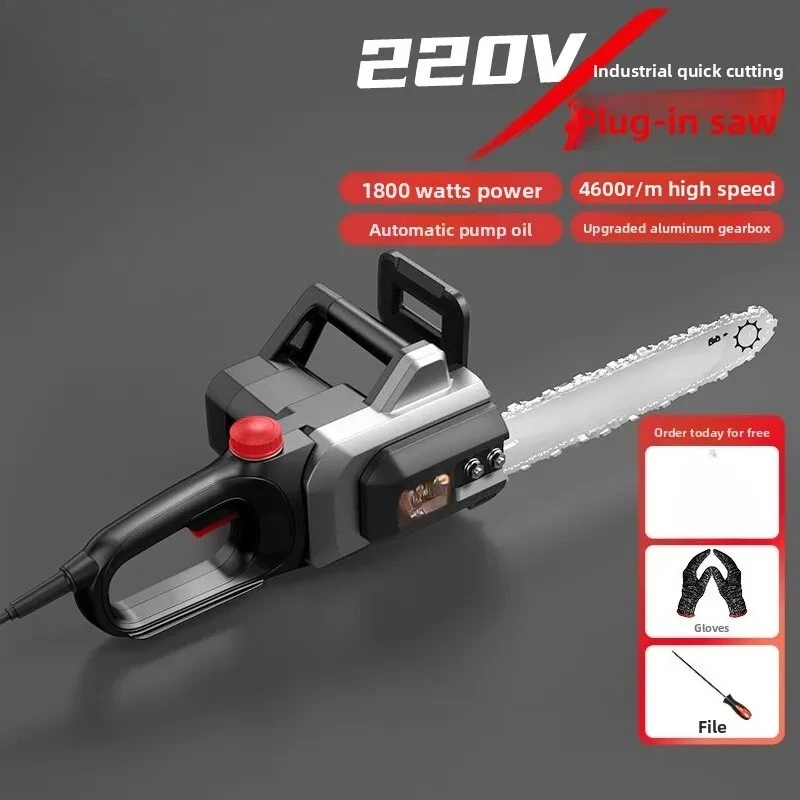 Бензопила, бытовая, 220 В, плагин, 16-дюймовая лесозаготовительная пила, электрическая пила для дров, ручная пила для деревьев, электрическая
Бензопила, бытовая, 220 В, плагин, 16-дюймовая лесозаготовительная пила, электрическая пила для дров, ручная пила для деревьев, электрическая