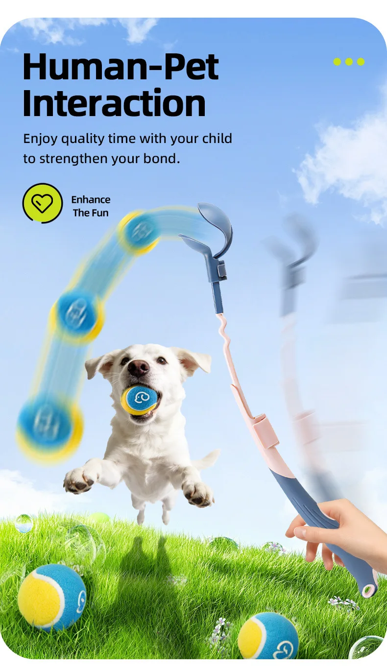 Telescopic Ball Launcher Rod for Pets, No Bending Needed - Dog Ball Throwing Toy, Tennis Ball Launcher for Fetch Play
Telescopic Ball Launcher Rod for Pets, No Bending Needed - Dog Ball Throwing Toy, Tennis Ball Launcher for Fetch Play