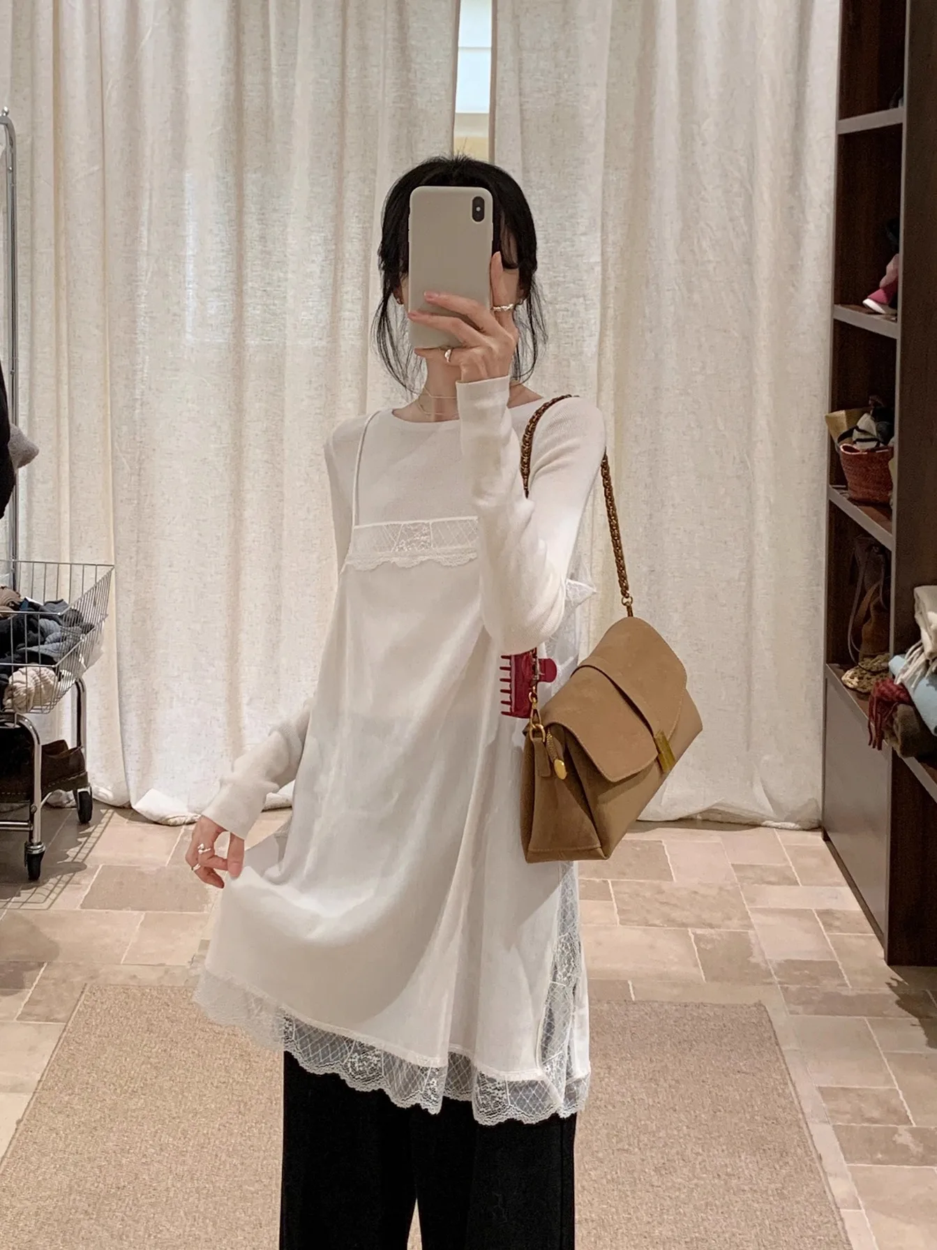 White Velvet Lace ter Ne Vest Women's Faion Korean Sle Layering Versatile Slimming Top Casual Loose Fit round Ne
White Velvet Lace ter Ne Vest Women's Faion Korean Sle Layering Versatile Slimming Top Casual Loose Fit round Ne