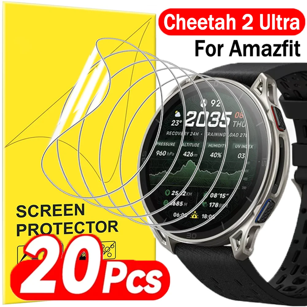 2-20Pcs Soft TPU Hydrogel Film for Amazfit Cheetah 2 Ultra HD Clear Anti-scratch Full Coverage Watch Screen Protectors Not Glass
2-20Pcs Soft TPU Hydrogel Film for Amazfit Cheetah 2 Ultra HD Clear Anti-scratch Full Coverage Watch Screen Protectors Not Glass