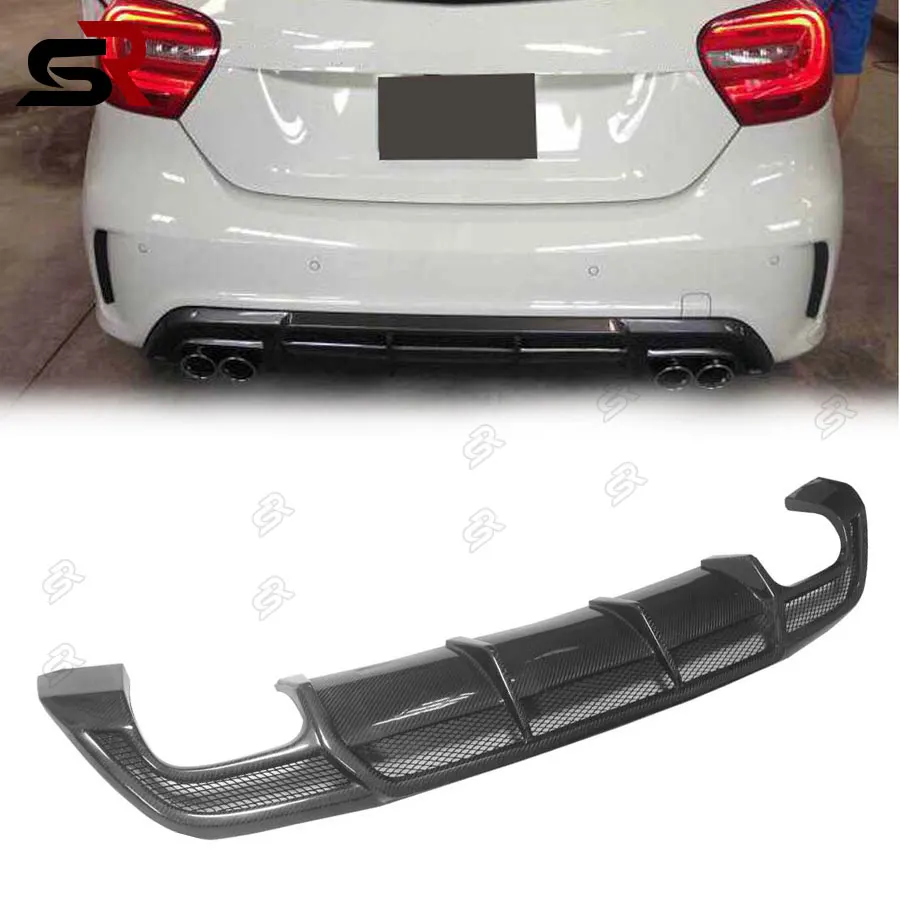For Mercedes Benz A Class W176 Carbon Fiber Rear Diffuser Rear Bumper Splitter Lip Diffuser Cover Trim Body Kit 2013-2018
For Mercedes Benz A Class W176 Carbon Fiber Rear Diffuser Rear Bumper Splitter Lip Diffuser Cover Trim Body Kit 2013-2018