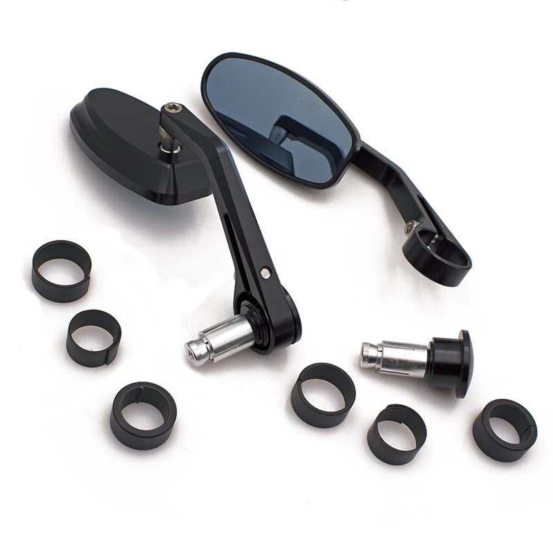 7/8" 22mm Motorcycle Handlebar Rear View Mirrors Bar End Mirror Handlebar Side Mirrors For Bobber Cafe Racer Chopper Cruiser
7/8" 22mm Motorcycle Handlebar Rear View Mirrors Bar End Mirror Handlebar Side Mirrors For Bobber Cafe Racer Chopper Cruiser