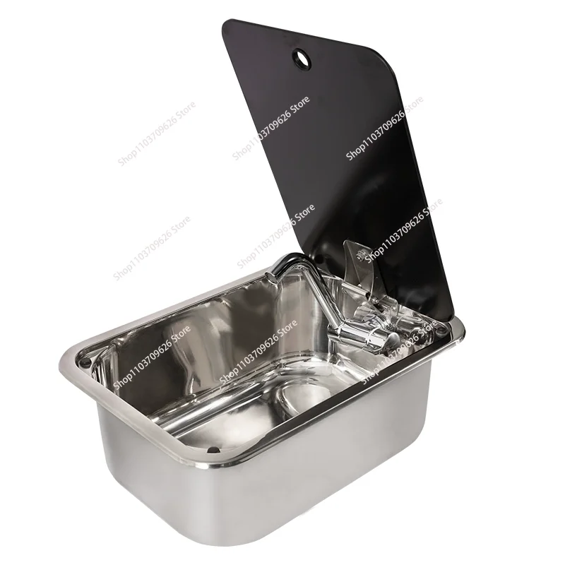 RV sink with faucet Small kitchen wash basin Round vegetable sink Stainless steel single tank basin modification
RV sink with faucet Small kitchen wash basin Round vegetable sink Stainless steel single tank basin modification