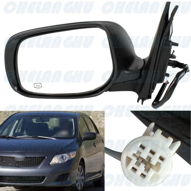 For Toyota Corolla 2009 2010 2011 2012 2013 US Version Left Side 5 Pins Primed Heated Power Adjust Mirror Assembly
For Toyota Corolla 2009 2010 2011 2012 2013 US Version Left Side 5 Pins Primed Heated Power Adjust Mirror Assembly