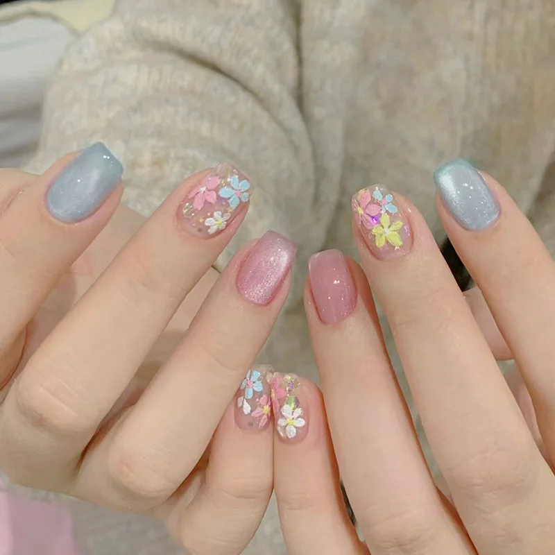 30Pcs False Nails Fresh Spring Floral Cat-Eye Design High-Quality Press-On Nails—Perfect As A Gift for Girls and Friends
30Pcs False Nails Fresh Spring Floral Cat-Eye Design High-Quality Press-On Nails—Perfect As A Gift for Girls and Friends