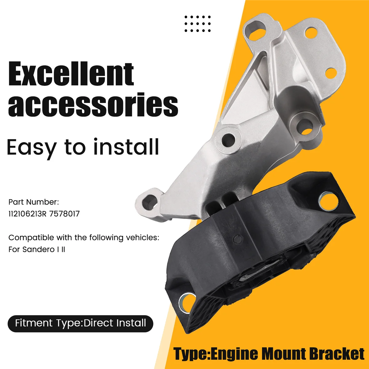 #02C Automotive Parts & Accessories,112106213R Car Engine Mount Bracket for Dacia Logan Sandero,Metal + ABS
#02C Automotive Parts & Accessories,112106213R Car Engine Mount Bracket for Dacia Logan Sandero,Metal + ABS