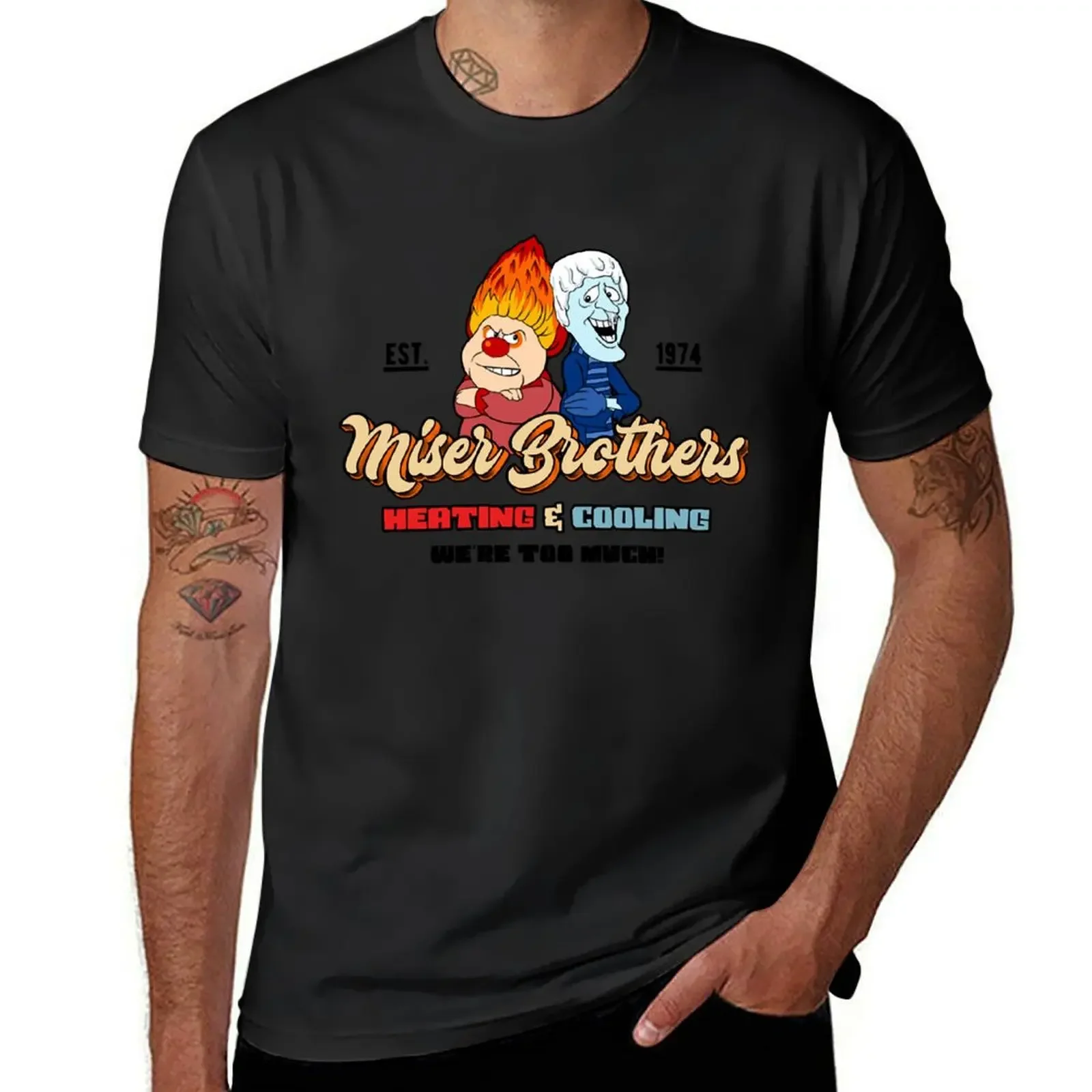 Miser Brothers Heating & Cooling T-Shirt boys whites T-shirts man aesthetic clothes anime tshirt t shirt for men
Miser Brothers Heating & Cooling T-Shirt boys whites T-shirts man aesthetic clothes anime tshirt t shirt for men