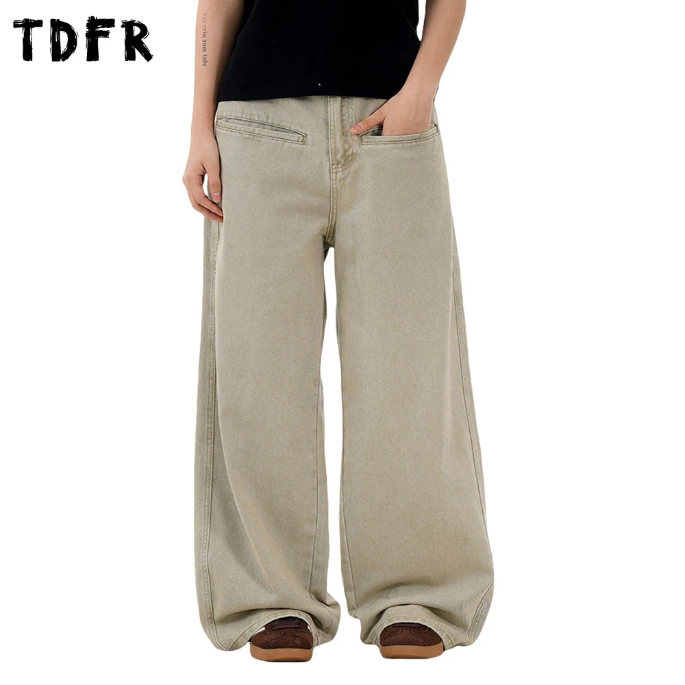 Retro Cargo Jeans Mens Pocket Washed Distressed Streetwear Loose Straight Wide Leg Denim Pants Men
Retro Cargo Jeans Mens Pocket Washed Distressed Streetwear Loose Straight Wide Leg Denim Pants Men