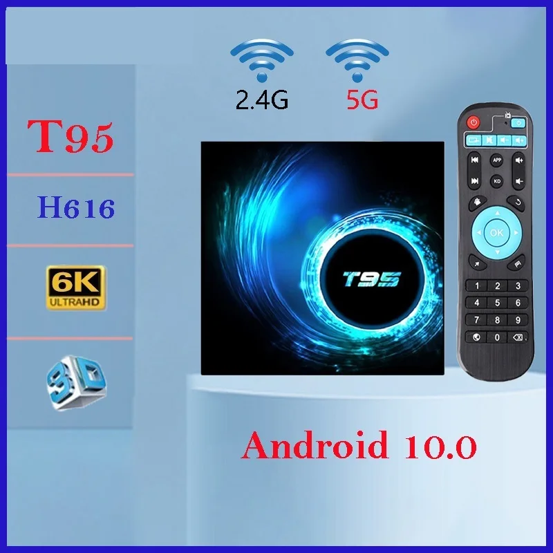 New T95 android tv box bluetooth 5.0 2.4g & 5g Wifi 128g 3D Voice16g 32gb 64gb 4k Quad Core Set-Top Box Media Player
New T95 android tv box bluetooth 5.0 2.4g & 5g Wifi 128g 3D Voice16g 32gb 64gb 4k Quad Core Set-Top Box Media Player