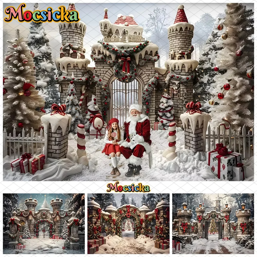 Mocsicka Christmas Castle Photography Backdrops Winter Snow Tree Party Decorations Baby Shower Backgrounds Shooting Props Banner
Mocsicka Christmas Castle Photography Backdrops Winter Snow Tree Party Decorations Baby Shower Backgrounds Shooting Props Banner
