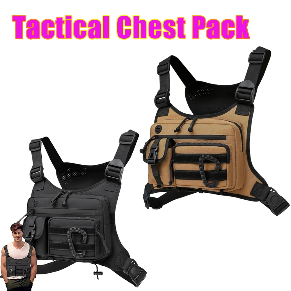 Tactical Chest Pack Sling Bag Outdoor Camo Running Backpack Sports Hiking Lightweight Daypack Crossbody Shoulder Bag Military
Tactical Chest Pack Sling Bag Outdoor Camo Running Backpack Sports Hiking Lightweight Daypack Crossbody Shoulder Bag Military