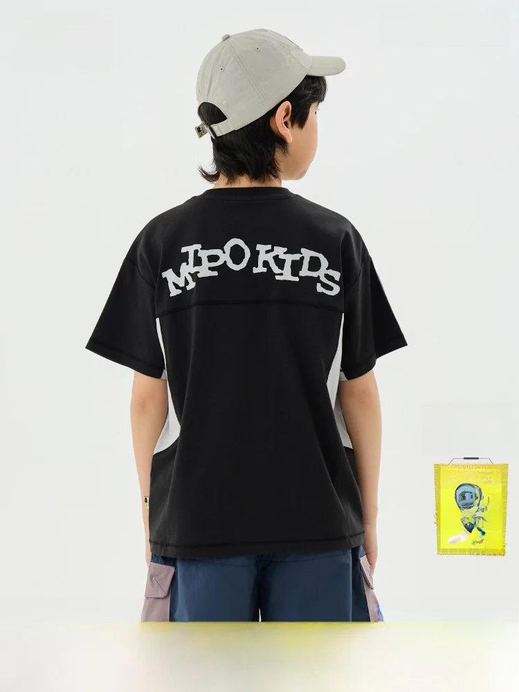 Mipo Summer Children's T-Shirt Short Sleeve Outdoor Cool Lightweight Unisex Kids Sports Top Trendy round Neck Pullover
Mipo Summer Children's T-Shirt Short Sleeve Outdoor Cool Lightweight Unisex Kids Sports Top Trendy round Neck Pullover