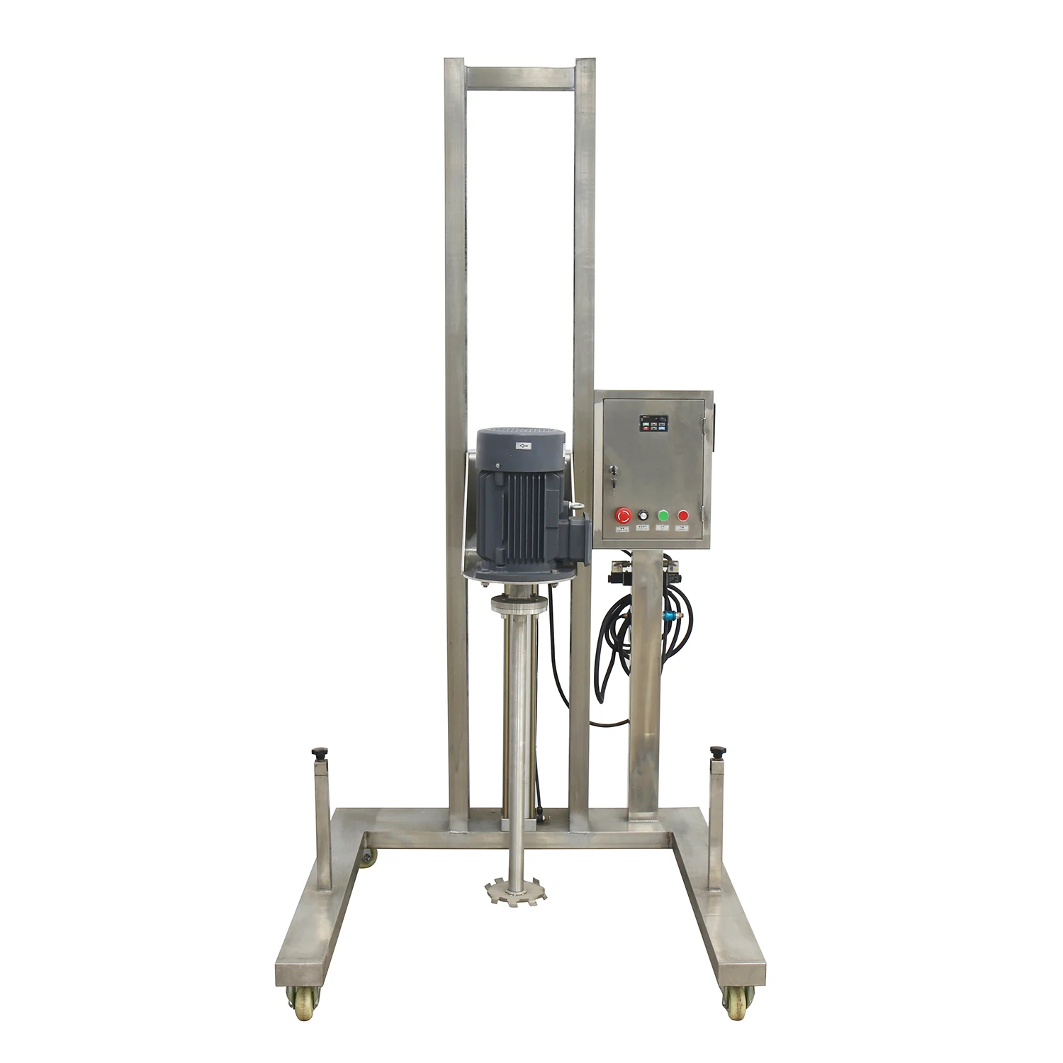 Mobile SS304/SS316L Electric/Pneumatic Lifting Homogenizer/High Shear Disperser/Coating Mixer Manufacturer