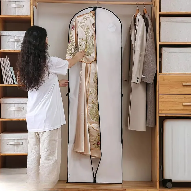 OversizeThickened Wedding Dress Dust-proof Bag New Waterproof Coat Hanging Storage Bag Household Suit Jacket Protective Cover
OversizeThickened Wedding Dress Dust-proof Bag New Waterproof Coat Hanging Storage Bag Household Suit Jacket Protective Cover