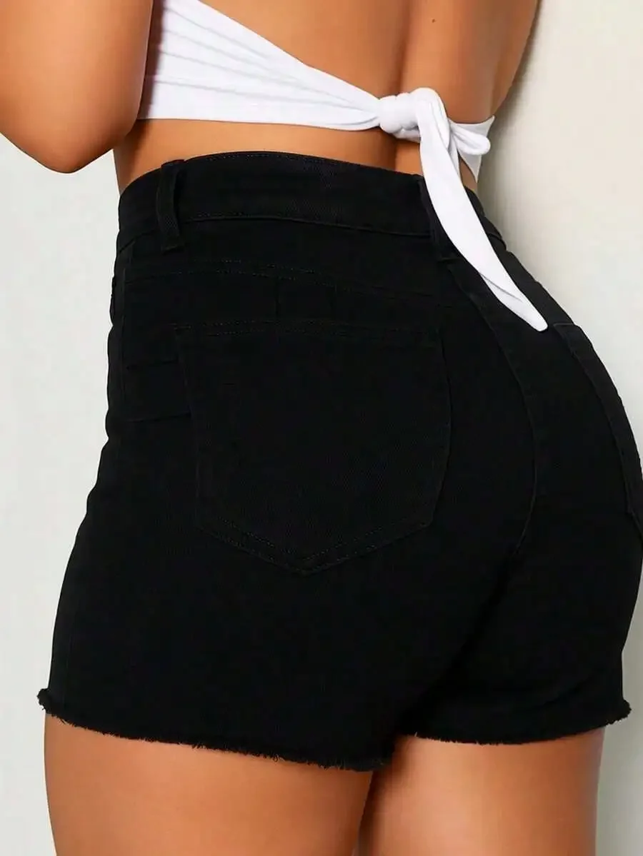 Women's Vacation-Style Distressed Frayed Hem High Waist Sexy Denim Shorts Casual Summer
Women's Vacation-Style Distressed Frayed Hem High Waist Sexy Denim Shorts Casual Summer