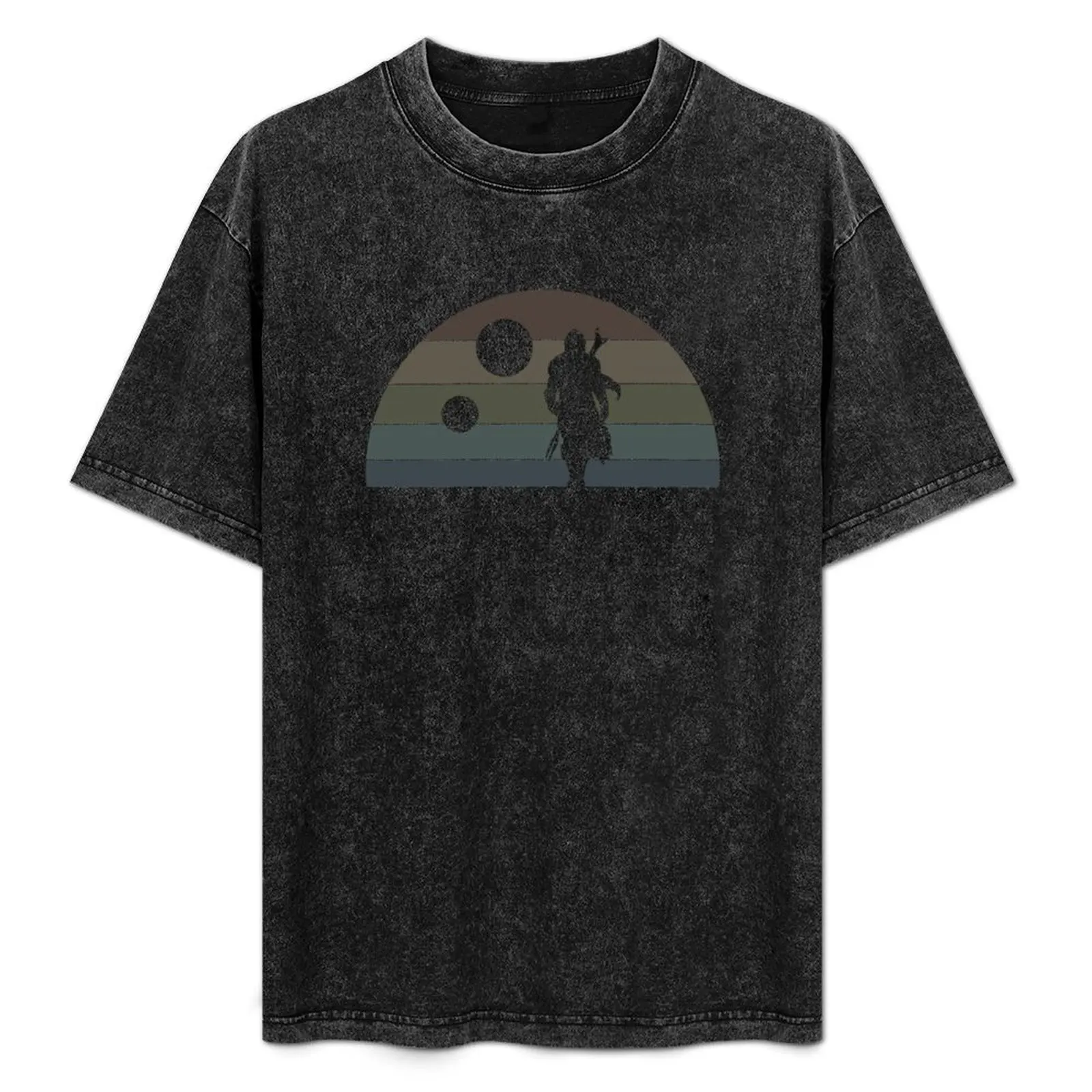 Mando Retro Faded Sunset Tatooine T-Shirt Everyday Wear Basic Short Sleeve Top
Mando Retro Faded Sunset Tatooine T-Shirt Everyday Wear Basic Short Sleeve Top