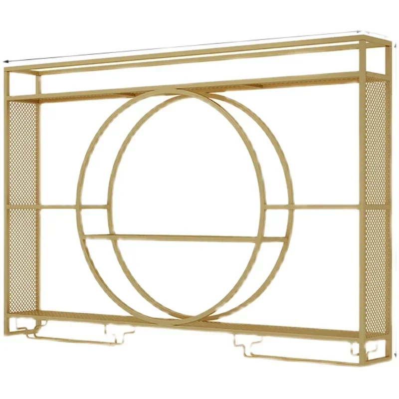 Gold Storage Wine Racks Whisky Holder Modern Display Large Wine Rack Industrial Wall Liquor Store Household Items
Gold Storage Wine Racks Whisky Holder Modern Display Large Wine Rack Industrial Wall Liquor Store Household Items