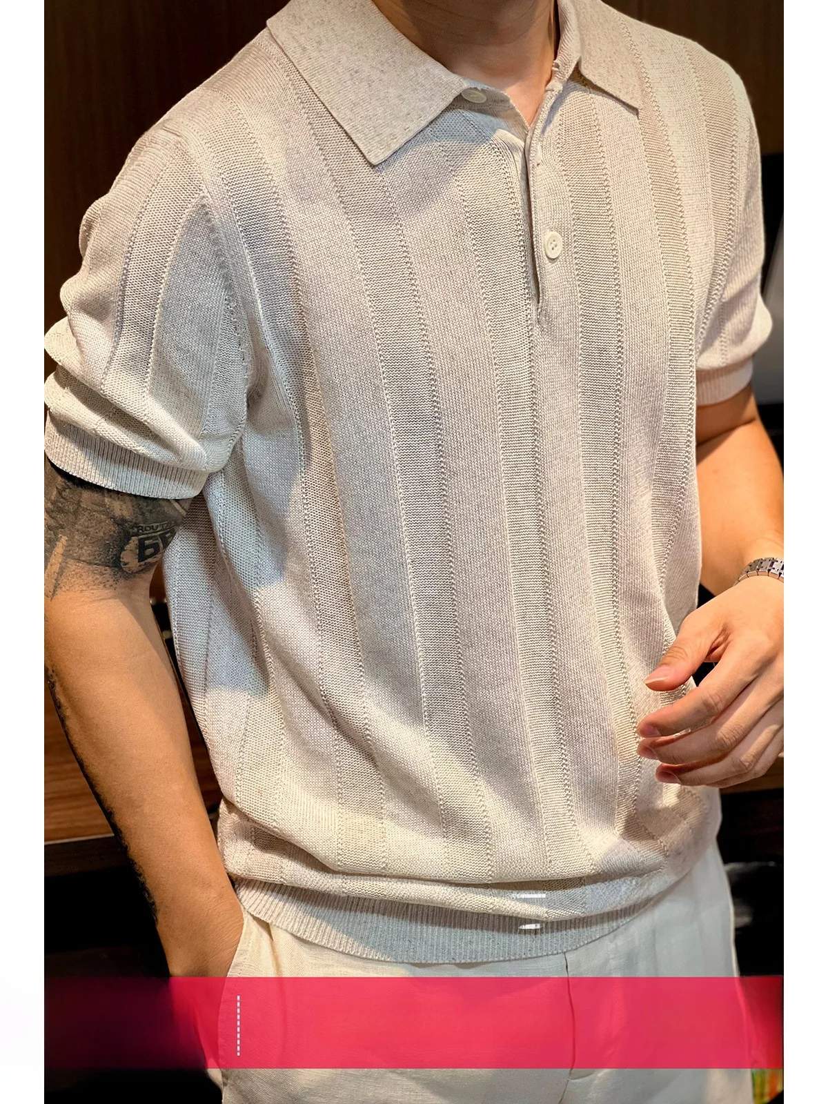 UADER Men's Knitted Short Sleeve Shirt Casual Cleanfit Collar T-Shirt Lenzing Lyocell Linen Fashion Urban Style Summer
UADER Men's Knitted Short Sleeve Shirt Casual Cleanfit Collar T-Shirt Lenzing Lyocell Linen Fashion Urban Style Summer