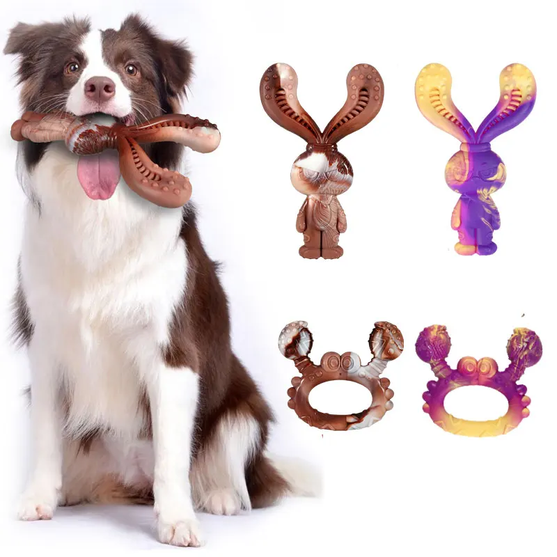 Durable Nylon Pets Chew Toys Cartoon Rabbit Crab Shape Dogs Teething Toys Puppy Interactive Training Play Toys Pet Supplies
Durable Nylon Pets Chew Toys Cartoon Rabbit Crab Shape Dogs Teething Toys Puppy Interactive Training Play Toys Pet Supplies