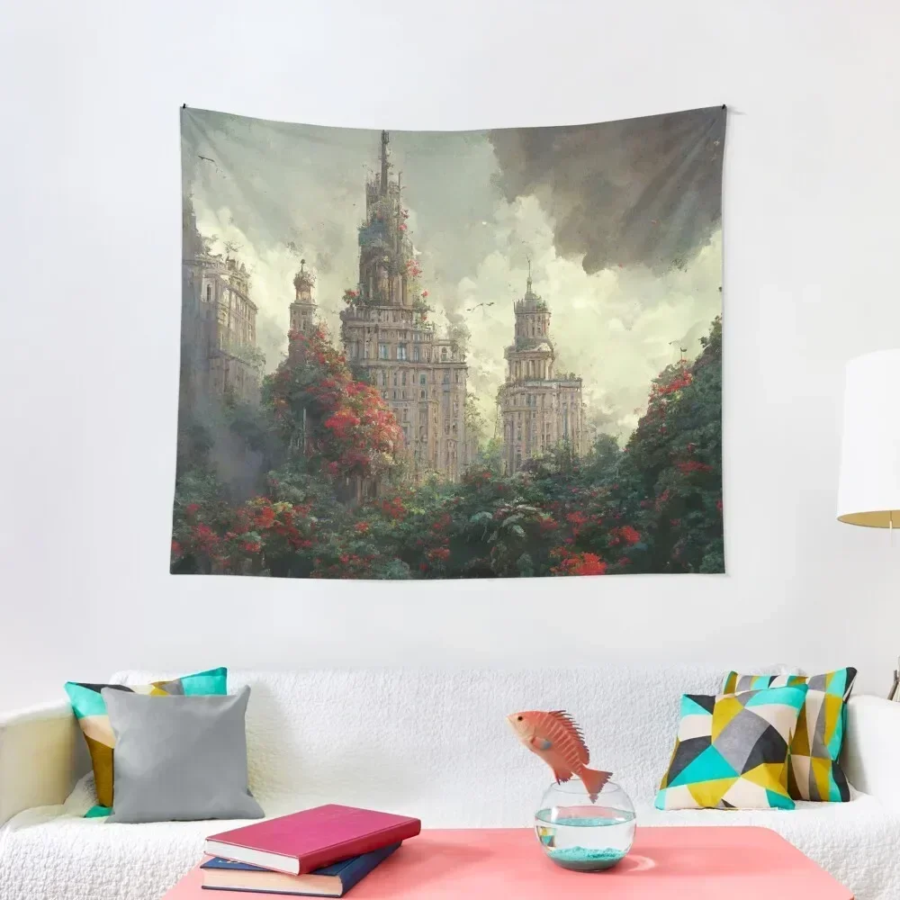 City in Bloom Tapestry House Decor Outdoor Decoration Home Decorators Decorative Wall Murals Tapestry
City in Bloom Tapestry House Decor Outdoor Decoration Home Decorators Decorative Wall Murals Tapestry