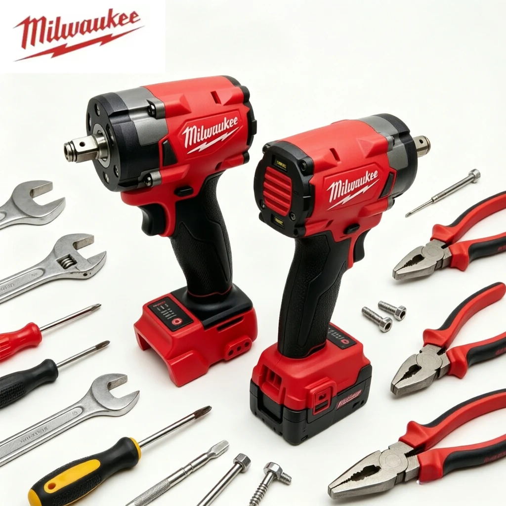 FIW212 Impact wrench Milwaukee Origina 18V 12Ah Lithium Ion Battery 21700 15-Cells, Compatible Milwaukee Cordless Power Tools
FIW212 Impact wrench Milwaukee Origina 18V 12Ah Lithium Ion Battery 21700 15-Cells, Compatible Milwaukee Cordless Power Tools