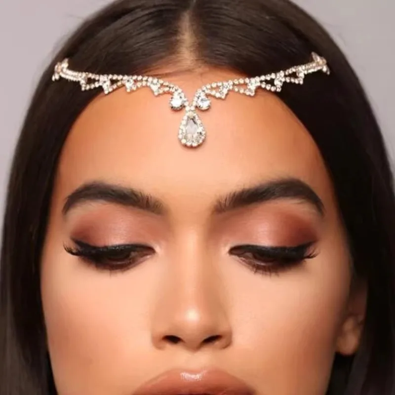 Европейские и американские стразы, высококачественные свадебные украшения на лоб, свадебная цепочка на лоб
Европейские и американские стразы, высококачественные свадебные украшения на лоб, свадебная цепочка на лоб