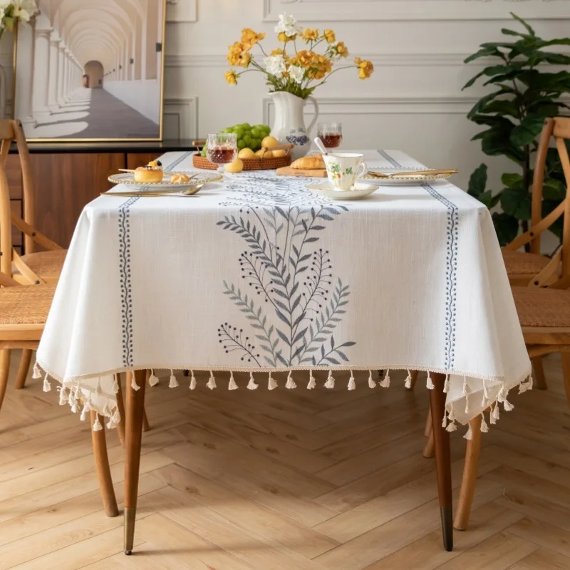 Cotton Linen Nordic Fabric Waterproof Dining Table Cloth Tea Table Rectangular Tablecloth
Cotton Linen Nordic Fabric Waterproof Dining Table Cloth Tea Table Rectangular Tablecloth