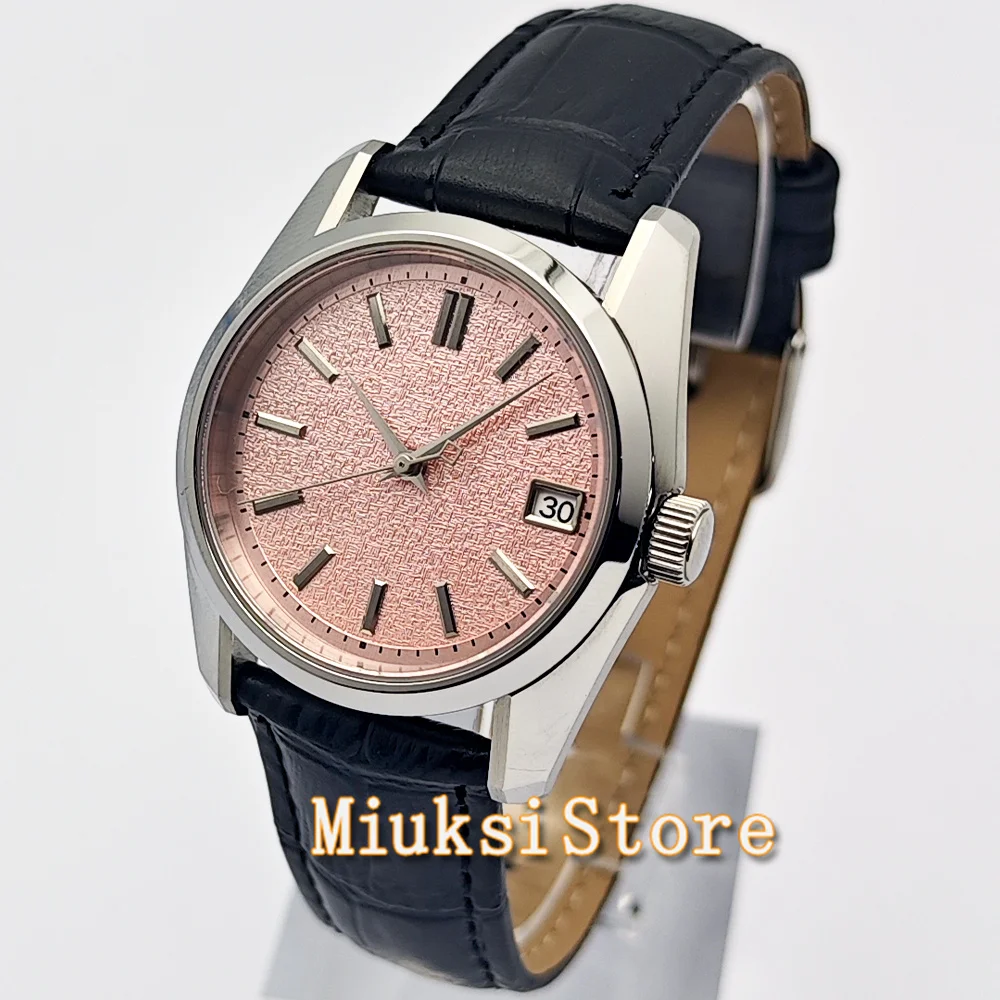 NH35 Movement Watch 36mm Mechanical Watch Cherry Blossom Pink NH35 Automatic Movement Sapphire Glass Stainless Steel Case Watch
NH35 Movement Watch 36mm Mechanical Watch Cherry Blossom Pink NH35 Automatic Movement Sapphire Glass Stainless Steel Case Watch