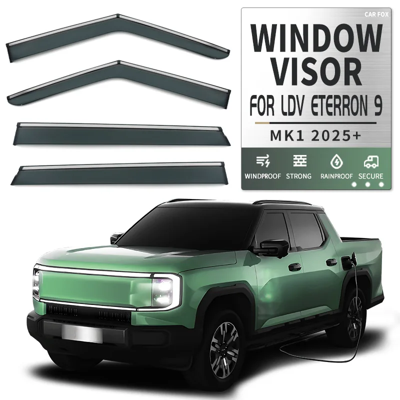 For LDV eTerron 9 2025+ Car Window Visor Awning Shelters Windshield Side Window Rain Sun Shade Auto Accessories
For LDV eTerron 9 2025+ Car Window Visor Awning Shelters Windshield Side Window Rain Sun Shade Auto Accessories