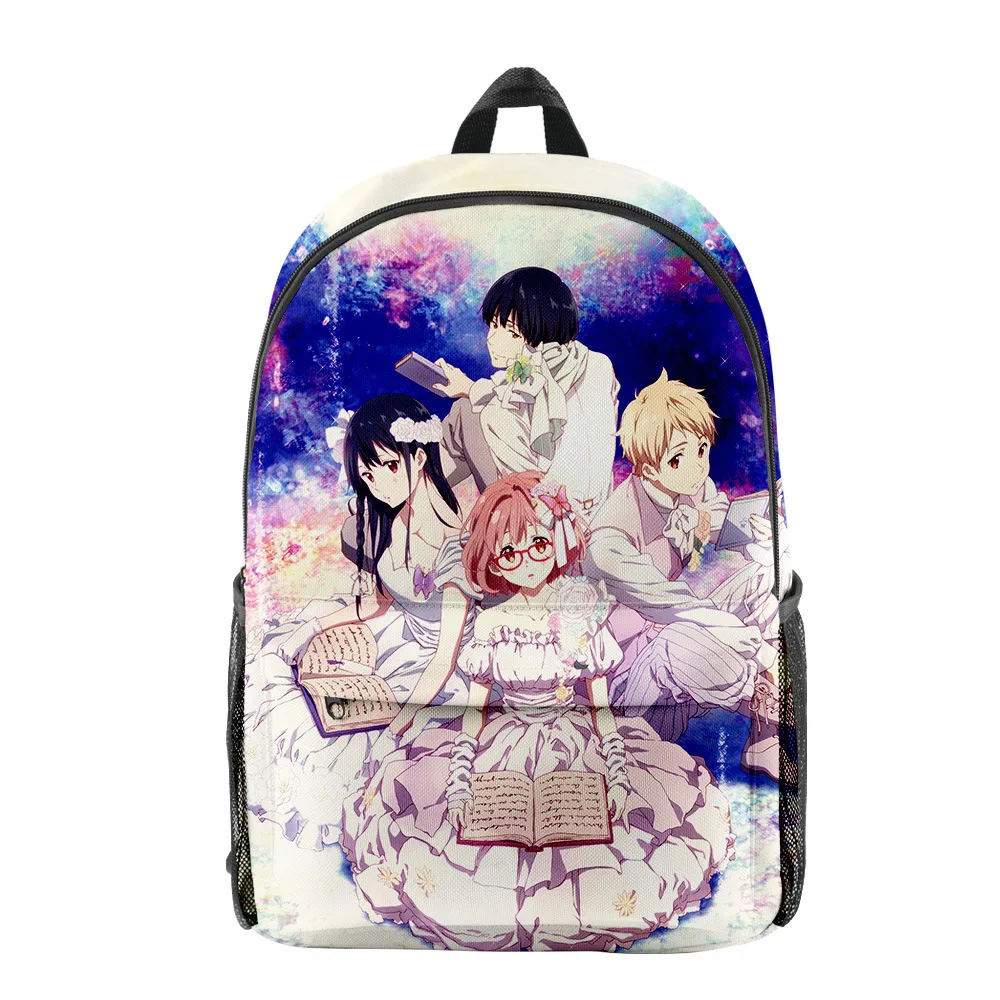 Модные популярные рюкзаки для книг Beyond the Boundary Pupil, рюкзаки для ноутбуков, оксфордские водонепроницаемые дорожные рюкзаки с 3D принтом для мальчиков и девочек
Модные популярные рюкзаки для книг Beyond the Boundary Pupil, рюкзаки для ноутбуков, оксфордские водонепроницаемые дорожные рюкзаки с 3D принтом для мальчиков и девочек