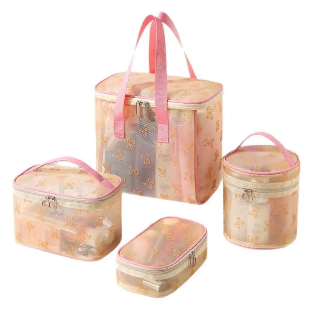 Casual Large Capacity Mesh Cosmetic Bags Zipper Multi-Functional Perspective Makeup Bag Soft INS Toiletries Storage Pouch Women
Casual Large Capacity Mesh Cosmetic Bags Zipper Multi-Functional Perspective Makeup Bag Soft INS Toiletries Storage Pouch Women