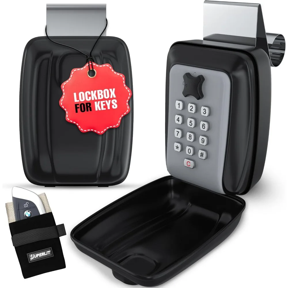 Secure Lock Box for Car Window Rentals Anti Theft Waterproof Key Safe with RFID Blocker
Secure Lock Box for Car Window Rentals Anti Theft Waterproof Key Safe with RFID Blocker