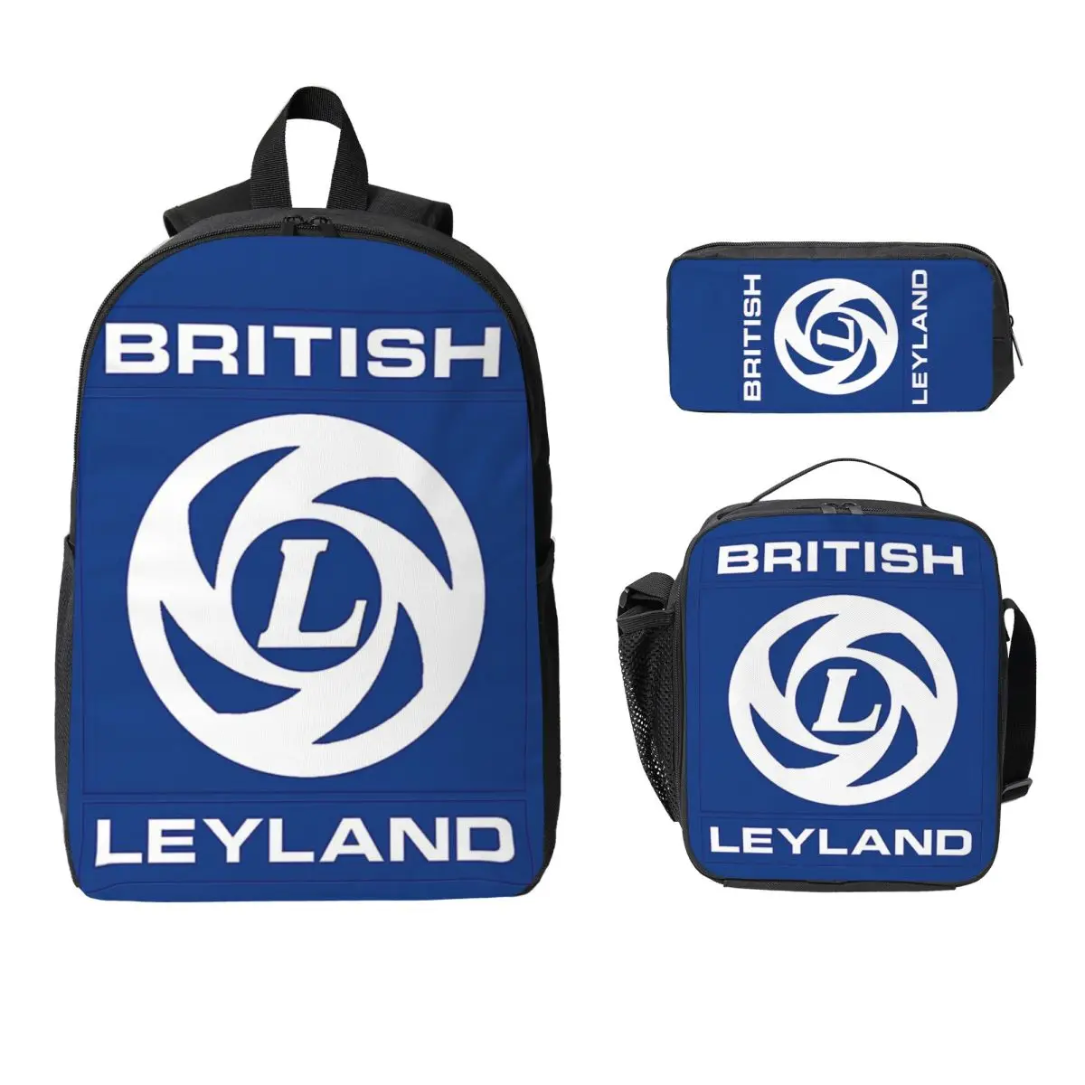 Рюкзак с логотипом British Leyland, студенческая сумка для книг для мальчиков и девочек, школьная сумка, компьютерные сумки на плечо, изолированная сумка для обеда 3 шт., пенал
Рюкзак с логотипом British Leyland, студенческая сумка для книг для мальчиков и девочек, школьная сумка, компьютерные сумки на плечо, изолированная сумка для обеда 3 шт., пенал