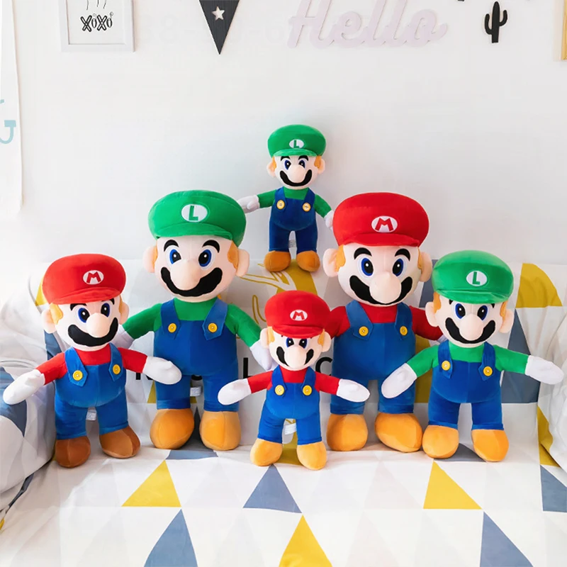 Горячая 60 см плюшевая игрушка Kawaii Mario, большая мягкая кукла серии Mario, милые мягкие игрушки для детей, подарок на день рождения, Рождество, идеально подходит для детей
Горячая 60 см плюшевая игрушка Kawaii Mario, большая мягкая кукла серии Mario, милые мягкие игрушки для детей, подарок на день рождения, Рождество, идеально подходит для детей