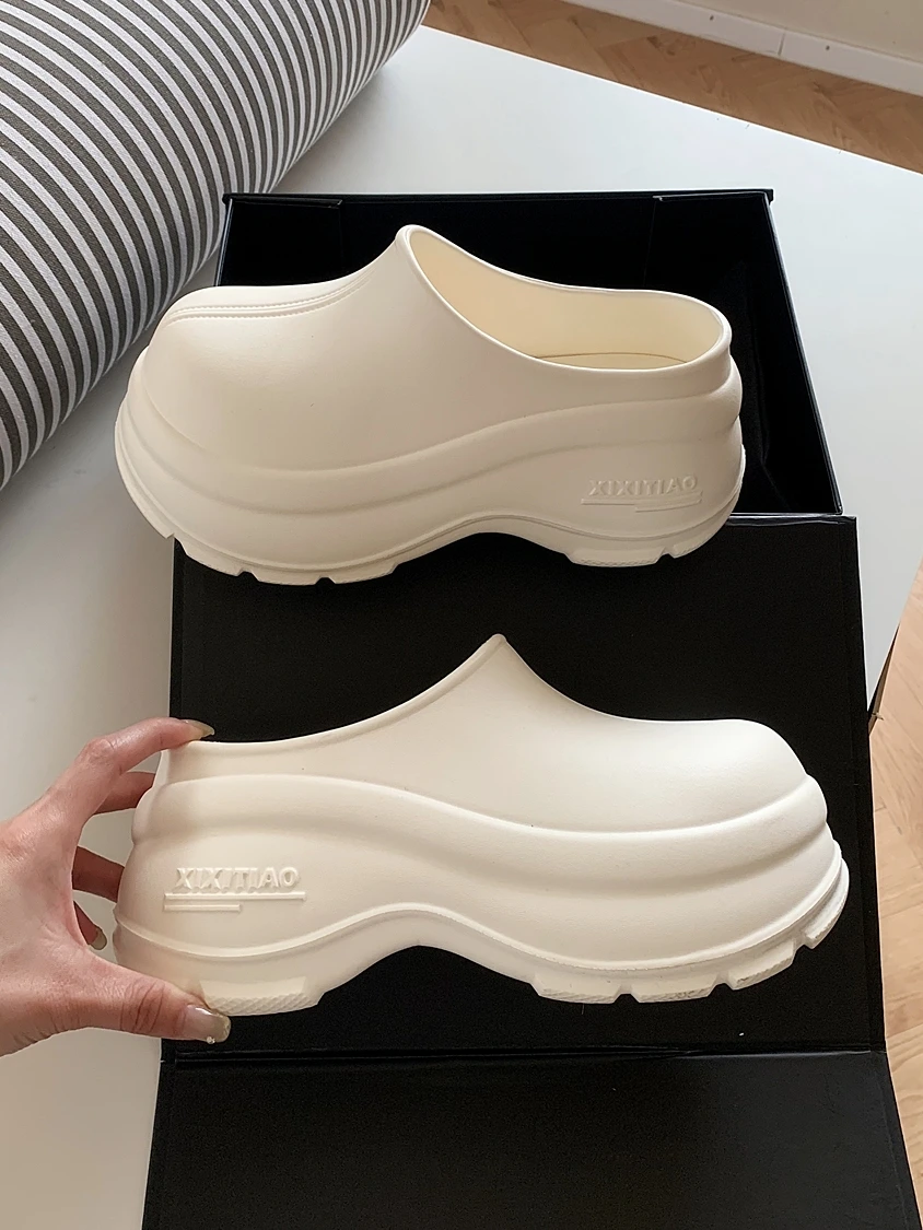 Уличные противоскользящие простые однотонные универсальные сандалии на голову, удобные непромокаемые мягкие тапочки из ЭВА для женщин, летние
Уличные противоскользящие простые однотонные универсальные сандалии на голову, удобные непромокаемые мягкие тапочки из ЭВА для женщин, летние