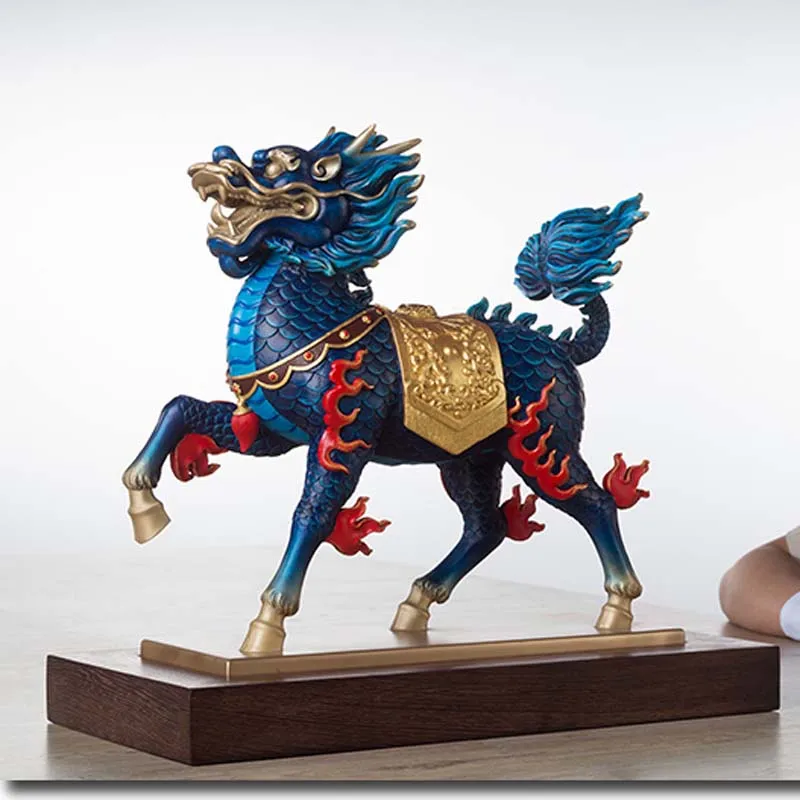 Asia high grade GOOD LUCK Mascot Bring wealth money ROYAL Dragon QI LIN Auspicious Spiritual BRONZE Sculpture ART Statue
Asia high grade GOOD LUCK Mascot Bring wealth money ROYAL Dragon QI LIN Auspicious Spiritual BRONZE Sculpture ART Statue