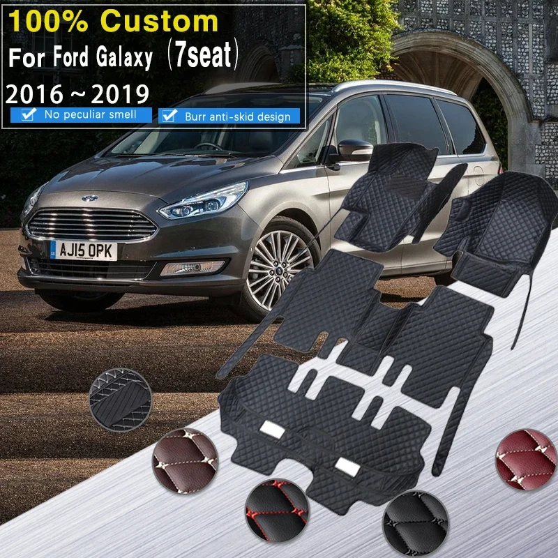 Качественные коврики RHD для автомобиля Ford Galaxy Mk IV 3 2016 ~ 2019 7 мест, детали интерьера, водонепроницаемый напольный коврик, полный комплект
Качественные коврики RHD для автомобиля Ford Galaxy Mk IV 3 2016 ~ 2019 7 мест, детали интерьера, водонепроницаемый напольный коврик, полный комплект