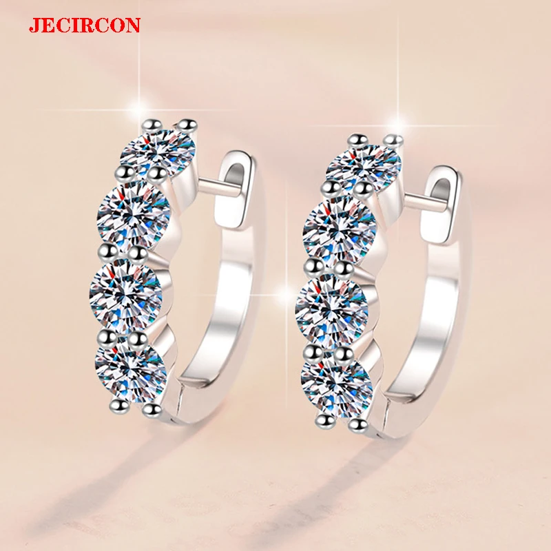 JECIRCON Hip Hop Inspired S925 Sterling Silver Women's Earrings All Over Moissanite Make a Bold Fashion Statement Eye-catching
JECIRCON Hip Hop Inspired S925 Sterling Silver Women's Earrings All Over Moissanite Make a Bold Fashion Statement Eye-catching