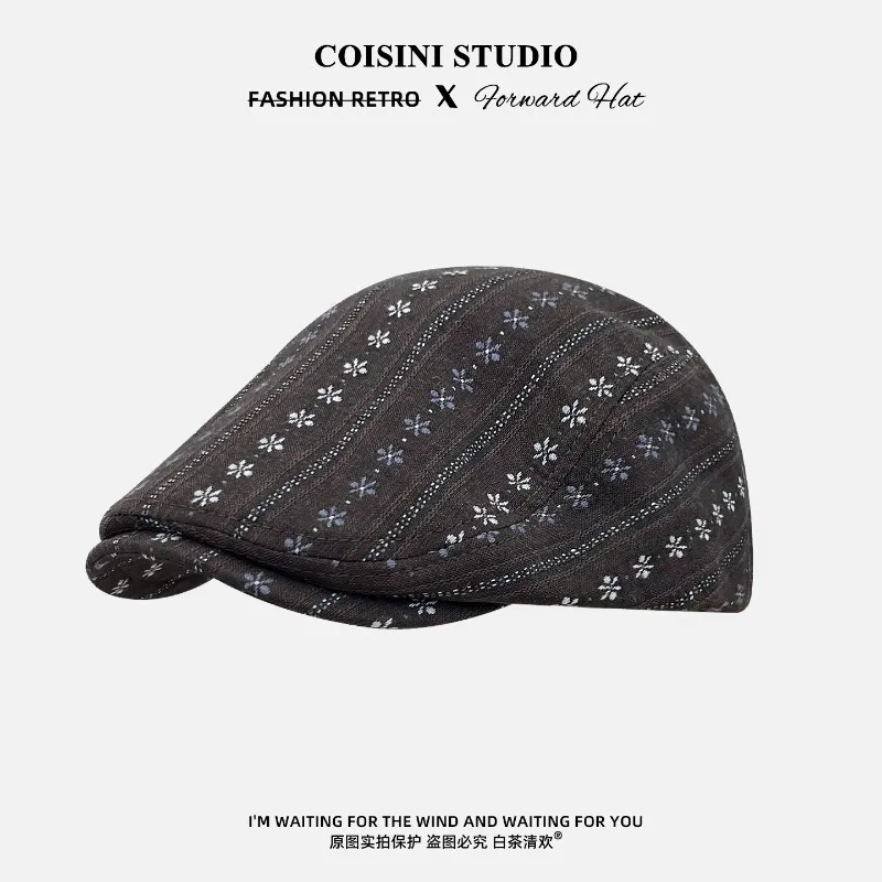 Old Money Aesthetic Niche Printed Striped Forward Hats for Men and Women Summer Street Leisure Sun Protection Yuppie Berets
Old Money Aesthetic Niche Printed Striped Forward Hats for Men and Women Summer Street Leisure Sun Protection Yuppie Berets