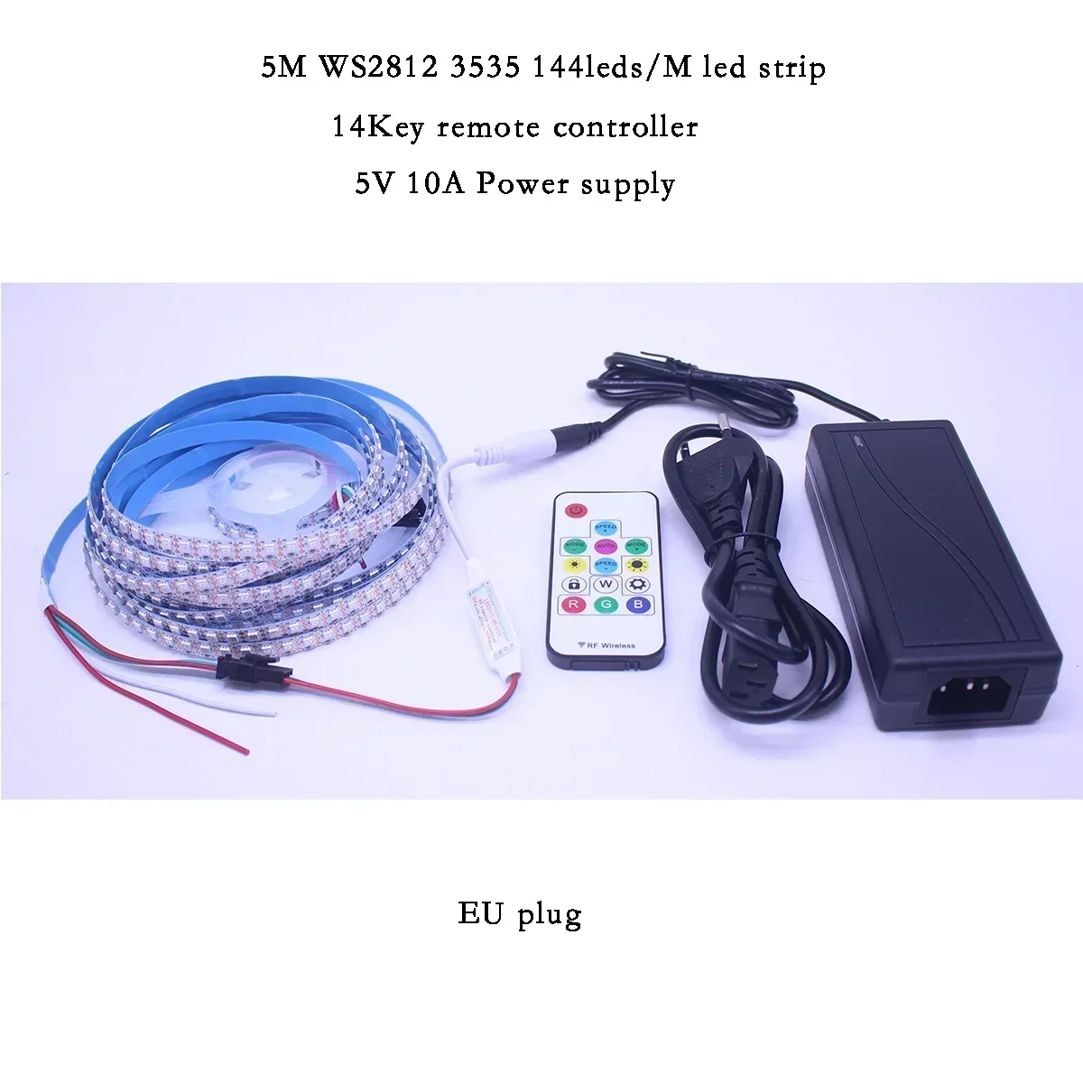 3535 Led pixel strips Light 5M 144LEDs/M 60LEDs 5V WS2812B Led Strip light Individually Addressable Controller Power Adapter
3535 Led pixel strips Light 5M 144LEDs/M 60LEDs 5V WS2812B Led Strip light Individually Addressable Controller Power Adapter
