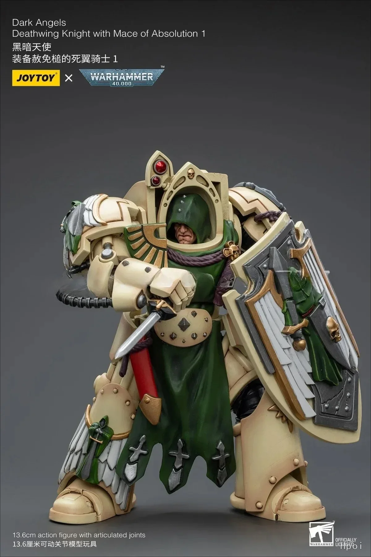 JOYTOY 1/18 Action Figure Warhammer 40,000 Dark Angels Deathwing Knight with Mace of Absolution 1 Model Collection
JOYTOY 1/18 Action Figure Warhammer 40,000 Dark Angels Deathwing Knight with Mace of Absolution 1 Model Collection