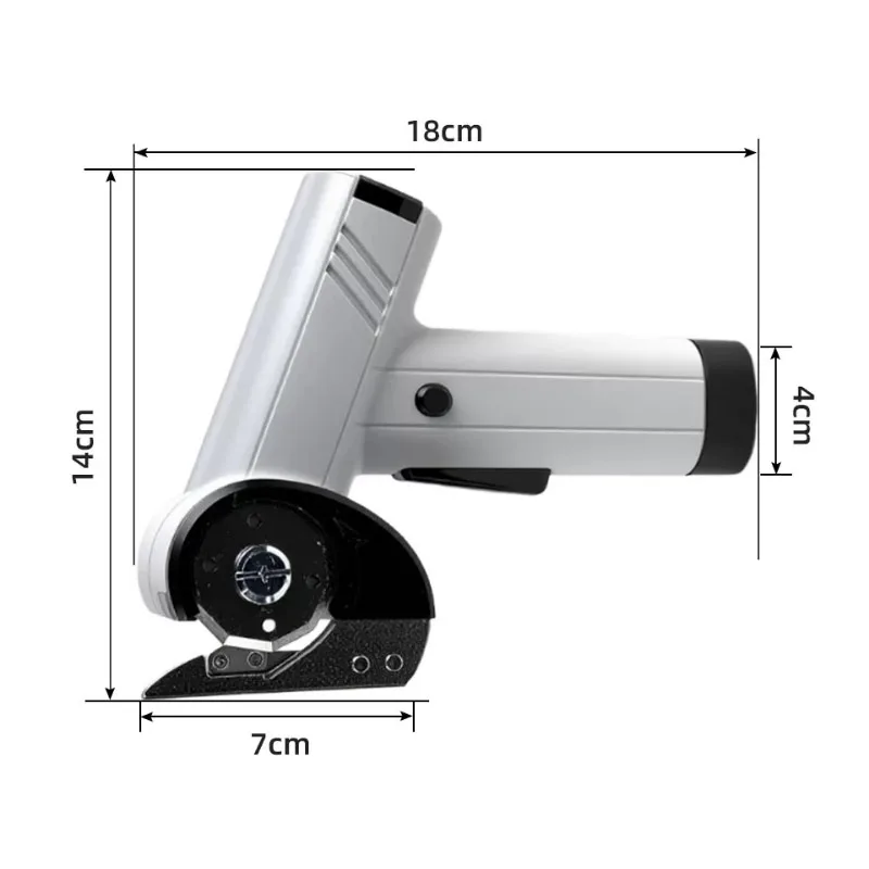 Handheld Electric Fabric Scissors Wireless Rechargeable Rotary Cutter Leather Fabric Carpet Trimming Cutting Tools
Handheld Electric Fabric Scissors Wireless Rechargeable Rotary Cutter Leather Fabric Carpet Trimming Cutting Tools