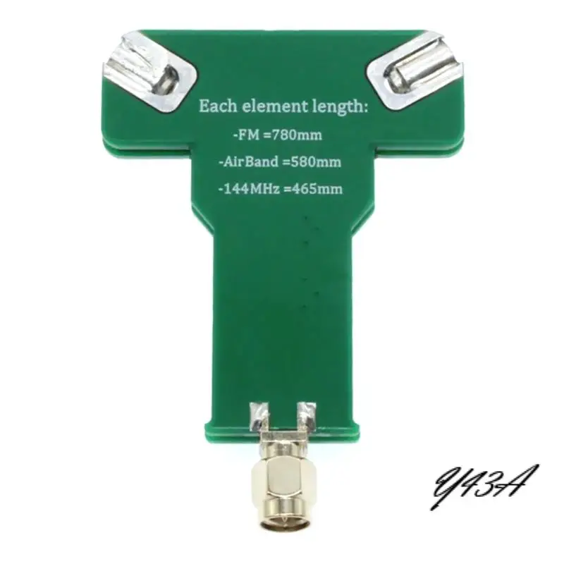 Y43A-77M-415Mhz FM Aviation Satellite Cloud Map Positive V Sheep's Horn Telescopic Antenna V-Dipole Antenna 
Y43A-77M-415Mhz FM Aviation Satellite Cloud Map Positive V Sheep's Horn Telescopic Antenna V-Dipole Antenna