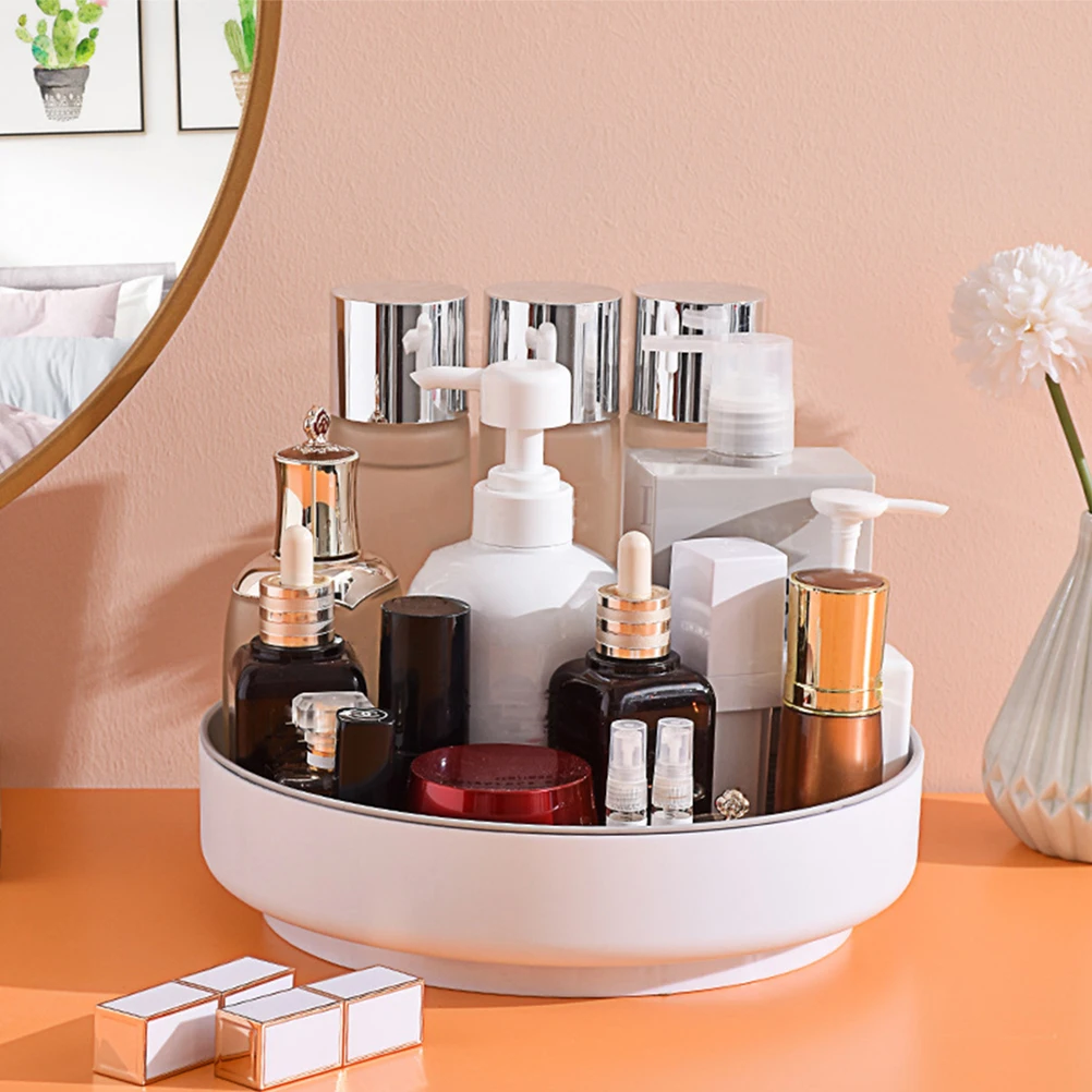 Rotating Shelf Large Capacity Makeup ganizer Cosmetics Holder Rotatable Box Desk Sundries Container ABS Material Storage
Rotating Shelf Large Capacity Makeup ganizer Cosmetics Holder Rotatable Box Desk Sundries Container ABS Material Storage