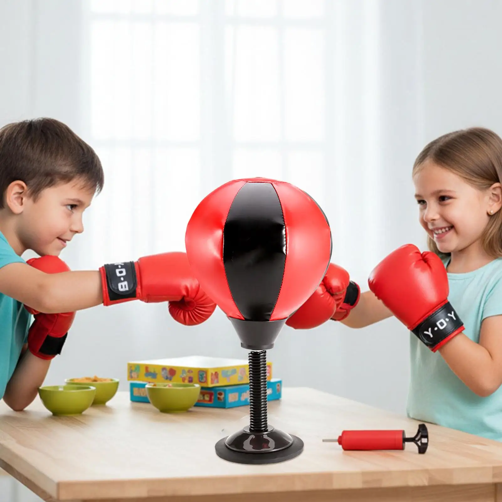 Настольный боксерский мешок на присоске, надувной боксерский мяч, надувной боксерский мешок для детей, подростков, взрослых, офиса, студентов
Настольный боксерский мешок на присоске, надувной боксерский мяч, надувной боксерский мешок для детей, подростков, взрослых, офиса, студентов