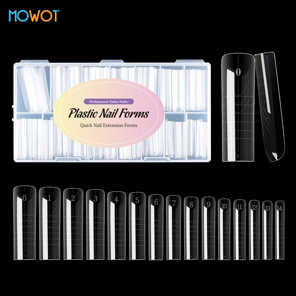 MOWOT New Square Dual Nail Form Extension False Nail Tips Quick Building Gel Molds Full Cover Large Size Acrylic Nail Top Forms
MOWOT New Square Dual Nail Form Extension False Nail Tips Quick Building Gel Molds Full Cover Large Size Acrylic Nail Top Forms