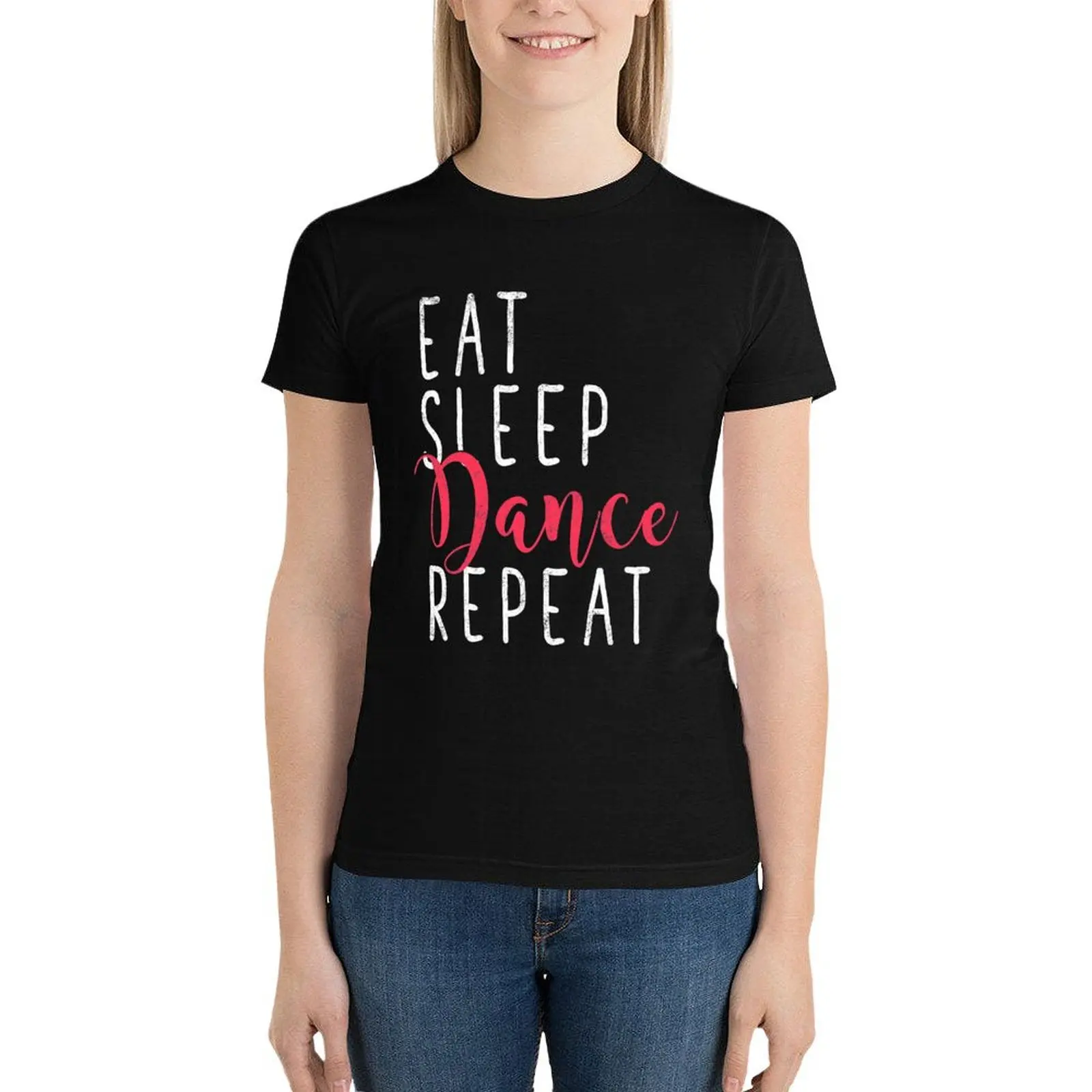 Eat sleep dance repeat - Dance Lover T-Shirt animal print shirt for girls summer clothes korean Women's clothes
Eat sleep dance repeat - Dance Lover T-Shirt animal print shirt for girls summer clothes korean Women's clothes